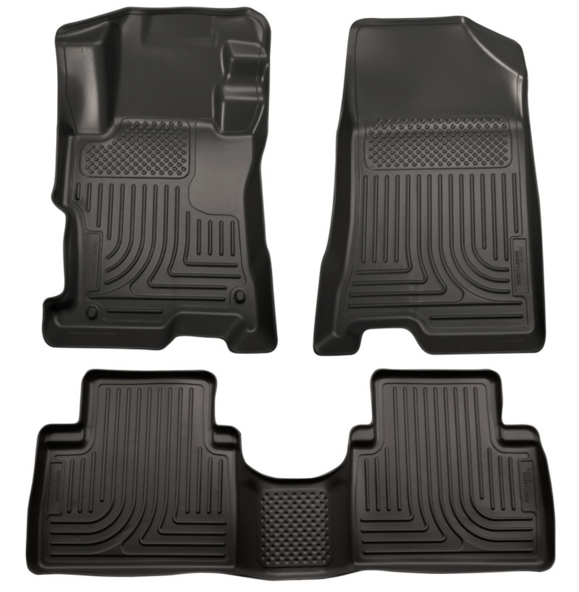 Picture of Husky Liners 11-12 Kia Sportage WeatherBeater Combo Black Floor Liners