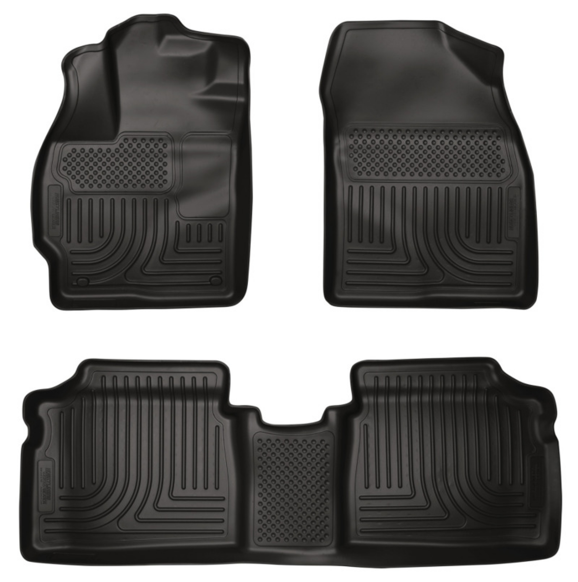 Picture of Husky Liners 10-12 Toyota Prius WeatherBeater Combo Black Floor Liners