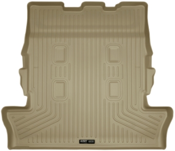 Picture of Husky Liners 08-11 Lexus LX570 Weatherbeater Tan Rear Cargo Liner Folded 3rd Row