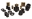 Picture of Energy Suspension 00-09 Honda S2000 Black Front End Control Arm Bushing Set