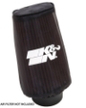 Picture of K&N Filter Wrap Drycharger Oval Tapered Black - 3-25in Base I-S Width x 2-5in Top I-S Width x 7in H