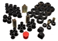 Picture of Energy Suspension 81-87 Chevy-GMC 4WD W- Stock Front Springs Black Hyper-flex Master Bushing Set