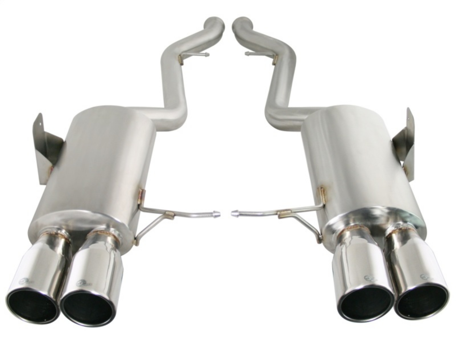 Picture of aFe MACHForce XP Exhaust Cat-Back 2-5in Dia SS-304 Polished Tips 07-13 BMW M3 E92-93 V8 4-0L