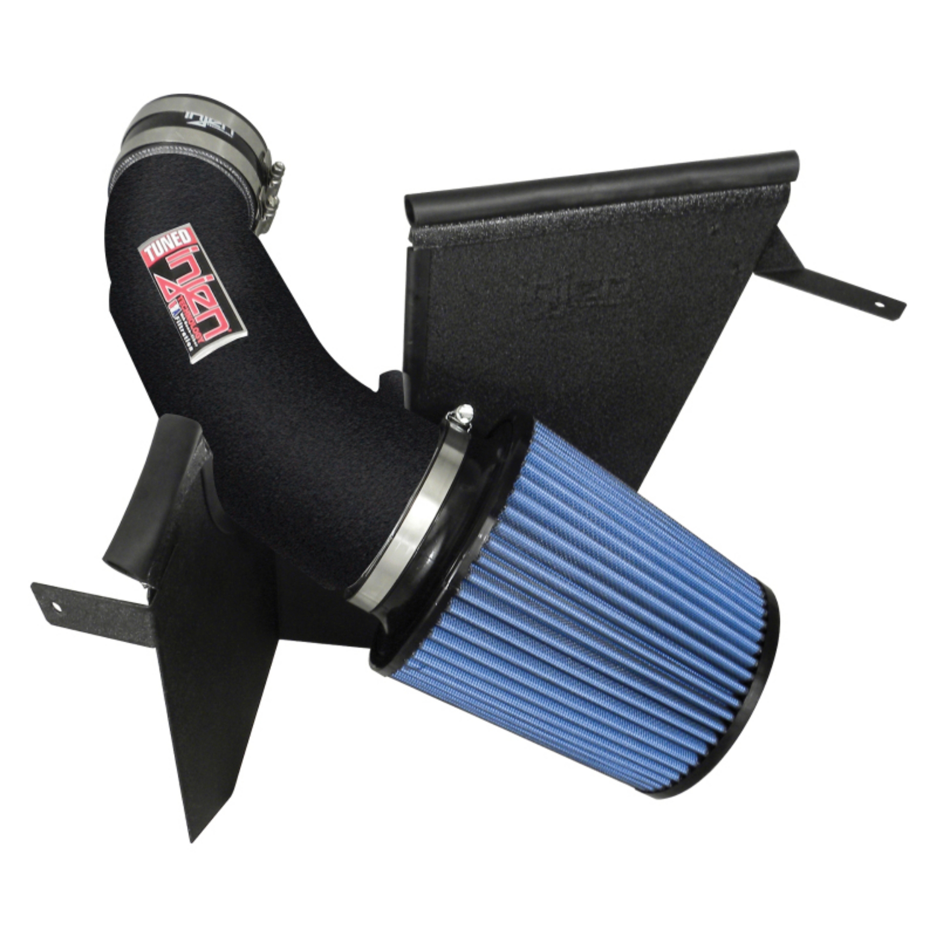 Picture of Injen 13 Jeep Grand Cherokee SRT-8 6-4L V8 Wrinkle Black Short Ram Intake w- Heat Shield