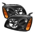 Picture of xTune Mitsubishi Galant 04-08 Amber Crystal Headlights Black HD-JH-MG04-AM-BK