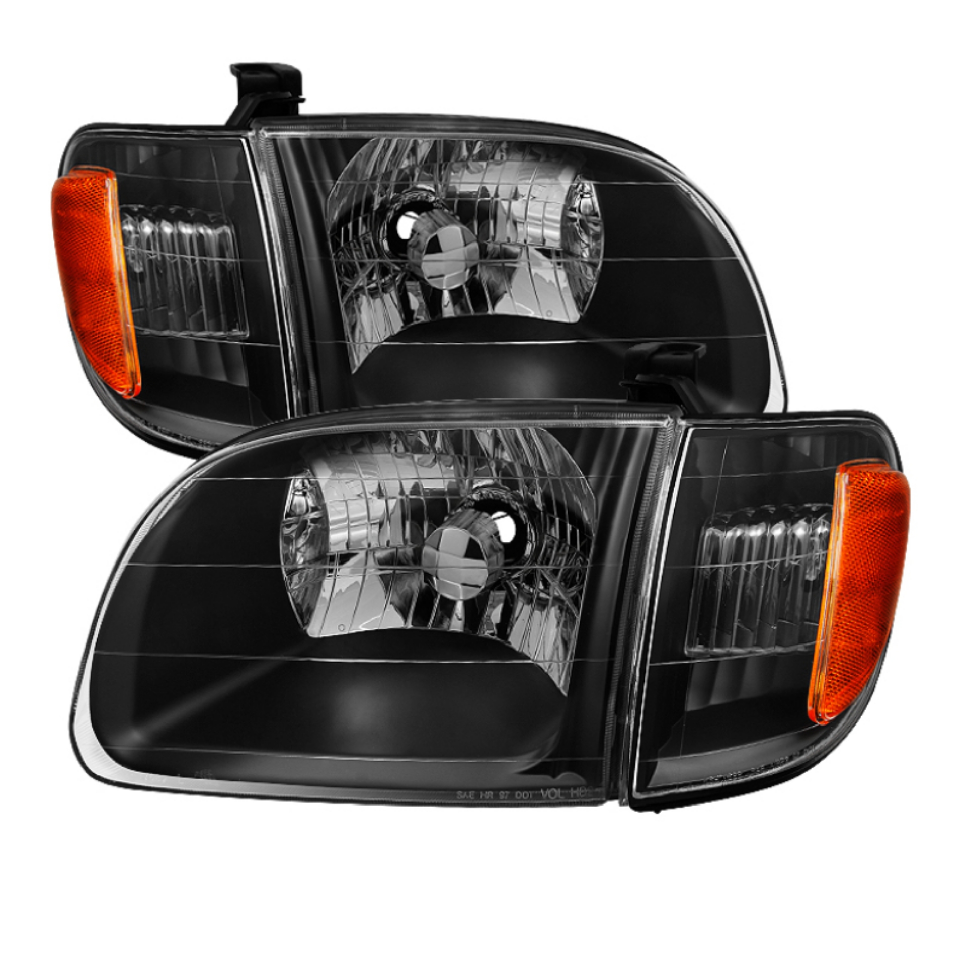 Picture of xTune Toyota Tundra Regular-Access Cab 00-04 OEM Style Headlights & Corner Lights HD-JH-TTUN00-AM-BK