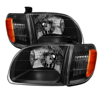 Picture of xTune Toyota Tundra Regular-Access Cab 00-04 OEM Style Headlights & Corner Lights HD-JH-TTUN00-AM-BK