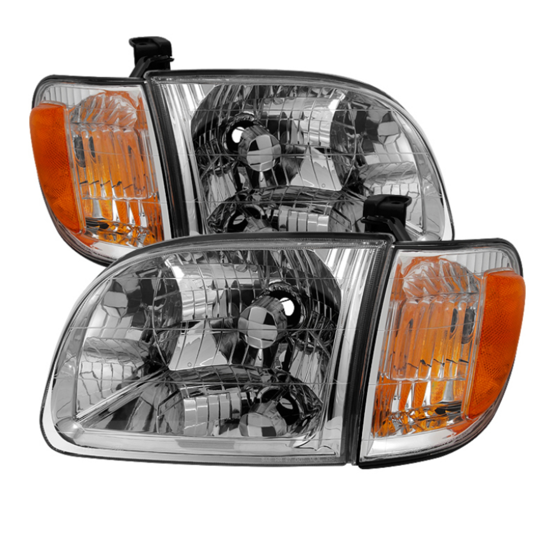 Picture of xTune Toyota Tundra Regular-Access 00-04 OEM Style Headlights & Corner Lights HD-JH-TTUN00-AM-C