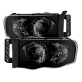 Picture of xTune Dodge Ram 1500 02-05 Amber Crystal Headlights HD-JH-DR02-AM-BSM