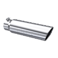 Picture of MBRP Universal 5in OD Angled Rolled End 4in Inlet 18in Lgth T304 Exhaust Tip