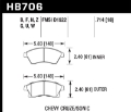 Picture of Hawk 11-12 Chevy Cruze Eco-LS-1LT-2LT-LTZ - 12 Sonic LS-LT-LTZ DTC-60 Front Race Brake Pads