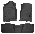 Picture of Husky Liners 07-13 GM Escalade-Suburban-Yukon WeatherBeater Black Front & 2nd Seat Floor Liners