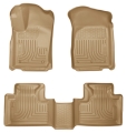 Picture of Husky Liners 11-13 Dodge Durango - 11-13 Jeep Grand Cherokee WeatherBeater Combo Tan Floor Liners