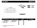 Picture of StopTech Performance 05-09 Ford Mustang Cobra-Mach 1 V6-GT - 10 Shelby-Shelby GT Front Brake Pads