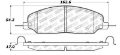 Picture of StopTech Performance 05-09 Ford Mustang Cobra-Mach 1 V6-GT - 10 Shelby-Shelby GT Front Brake Pads