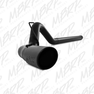 Picture of MBRP 10-12 Dodge 2500-3500 Cummins 6-7L Filter Back Single Side Black Coated Exhaust System