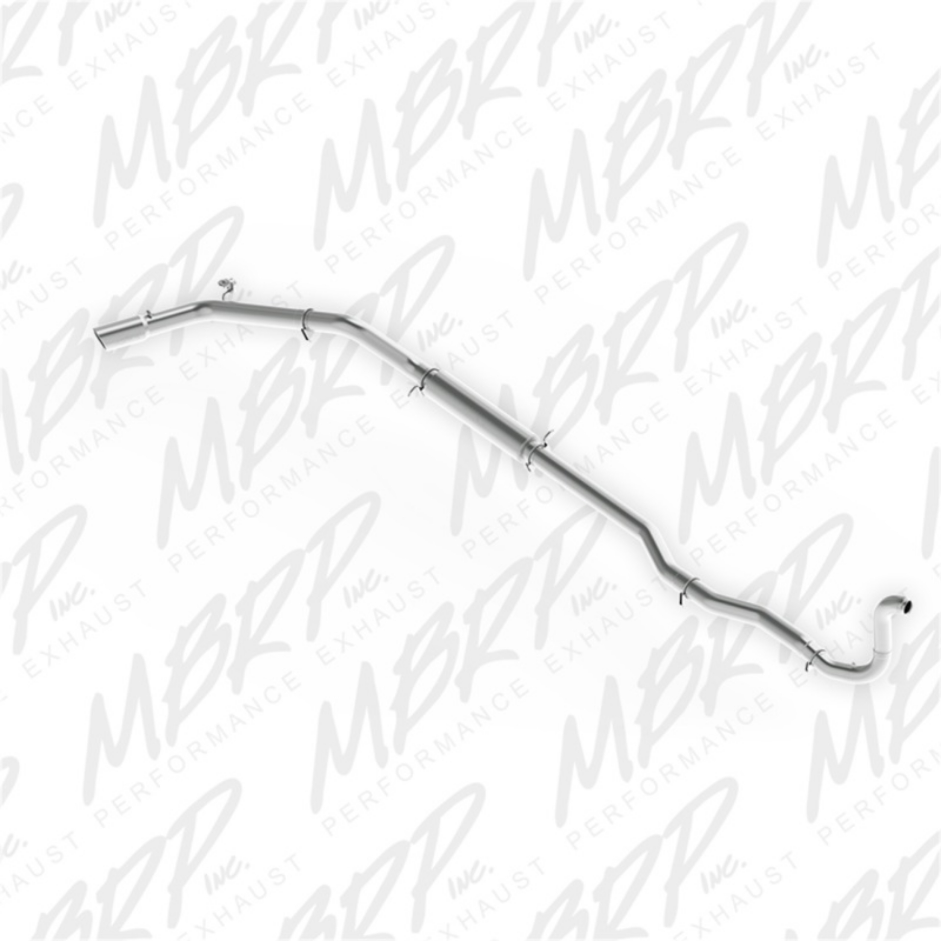 Picture of MBRP 88-93 Dodge 2500-3500 Cummins 4WD ONLY Turbo Back Single Side Exit T409 Exhaust System