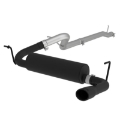 Picture of MBRP 12 Jeep Wrangler- Rubicon 3-6L Cat Back Single Rear Exit Black Exhaust