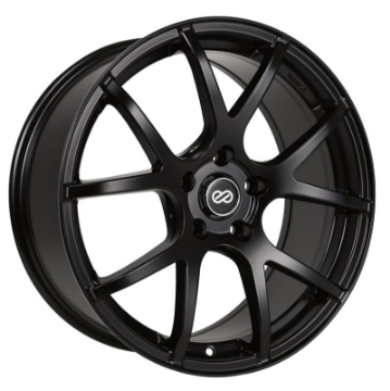 Picture of Enkei M52 18x8 45mm Offset 5x112 Bolt Pattern 72-6mm Bore Dia Matte Black Wheel