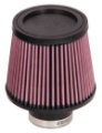 Picture of K&N Universal Rubber Filter-Round Tapered 2-5in Flange ID x 6in Base OD x 5in Top OD x 5in Height