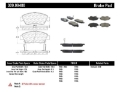 Picture of StopTech Performance 06-11 Honda Civic Sedan Hybrid Front Brake Pads