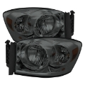 Picture of Xtune Dodge Ram 1500 06-08 - Ram 2500-3500 06-09 Amber Crystal Headlights Smoke HD-JH-DR06-AM-SM