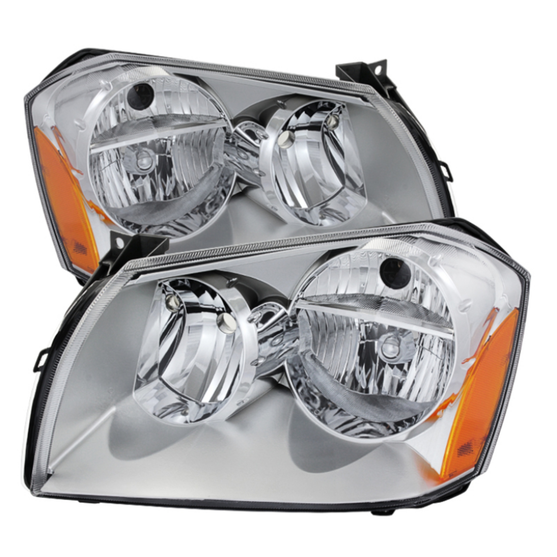 Picture of xTune Dodge Magnum 05-07 Crystal Headlights Chrome HD-JH-DMAG05-AM-C