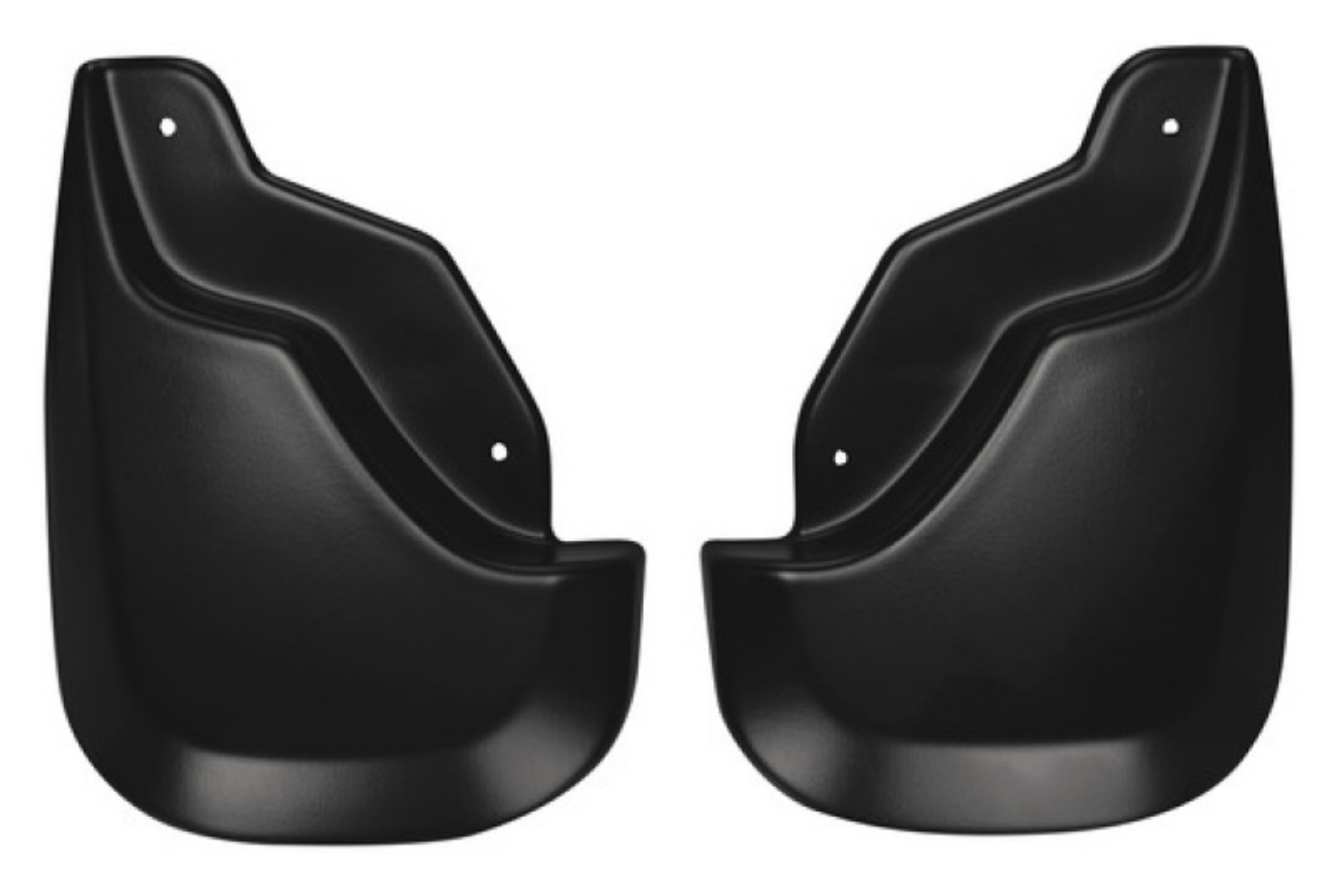 Picture of Husky Liners 07-13 Ford Edge - 07-13 Lincoln MKX Custom-Molded Front Mud Guards - Black