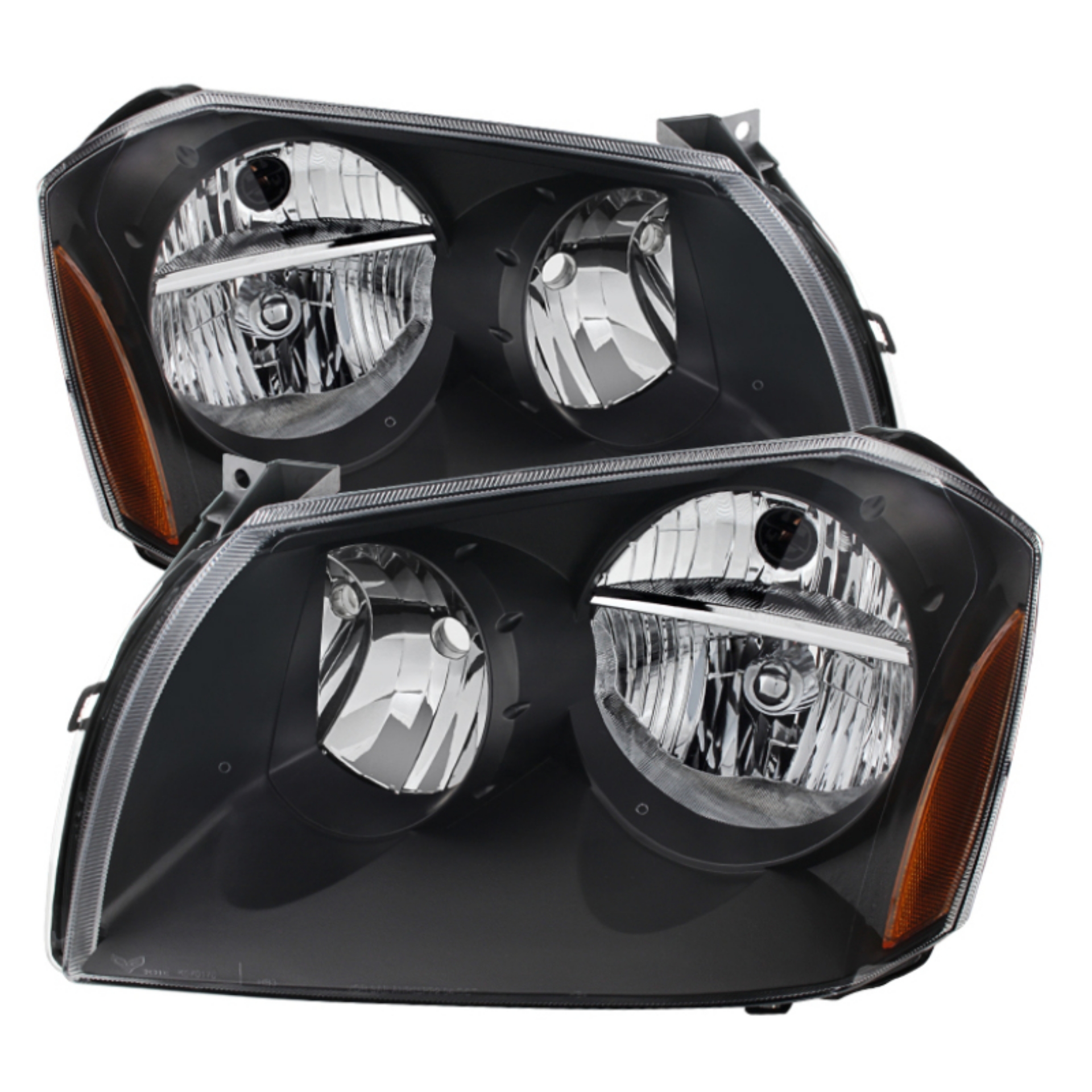 Picture of xTune Dodge Magnum 05-07 Crystal Headlights Black HD-JH-DMAG05-AM-BK