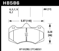 Picture of Hawk AP Racing CP7040 DTC-70 Race Brake Pads