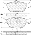Picture of StopTech Performance 98-04 Volvo S60-98-00 S70-98-00 V70-93-97 850 Series Front Brake Pads