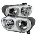 Picture of xTune Dodge Challenger 08-14 Xenon Hid Model Only Projector Headlamps Chrome HD-JH-DCHAL08-HID-C
