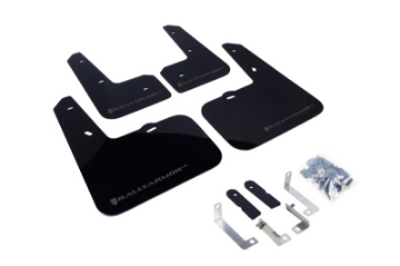 Picture of Rally Armor 12-18 Hyundai Veloster Black UR Mud Flap w- Grey Logo