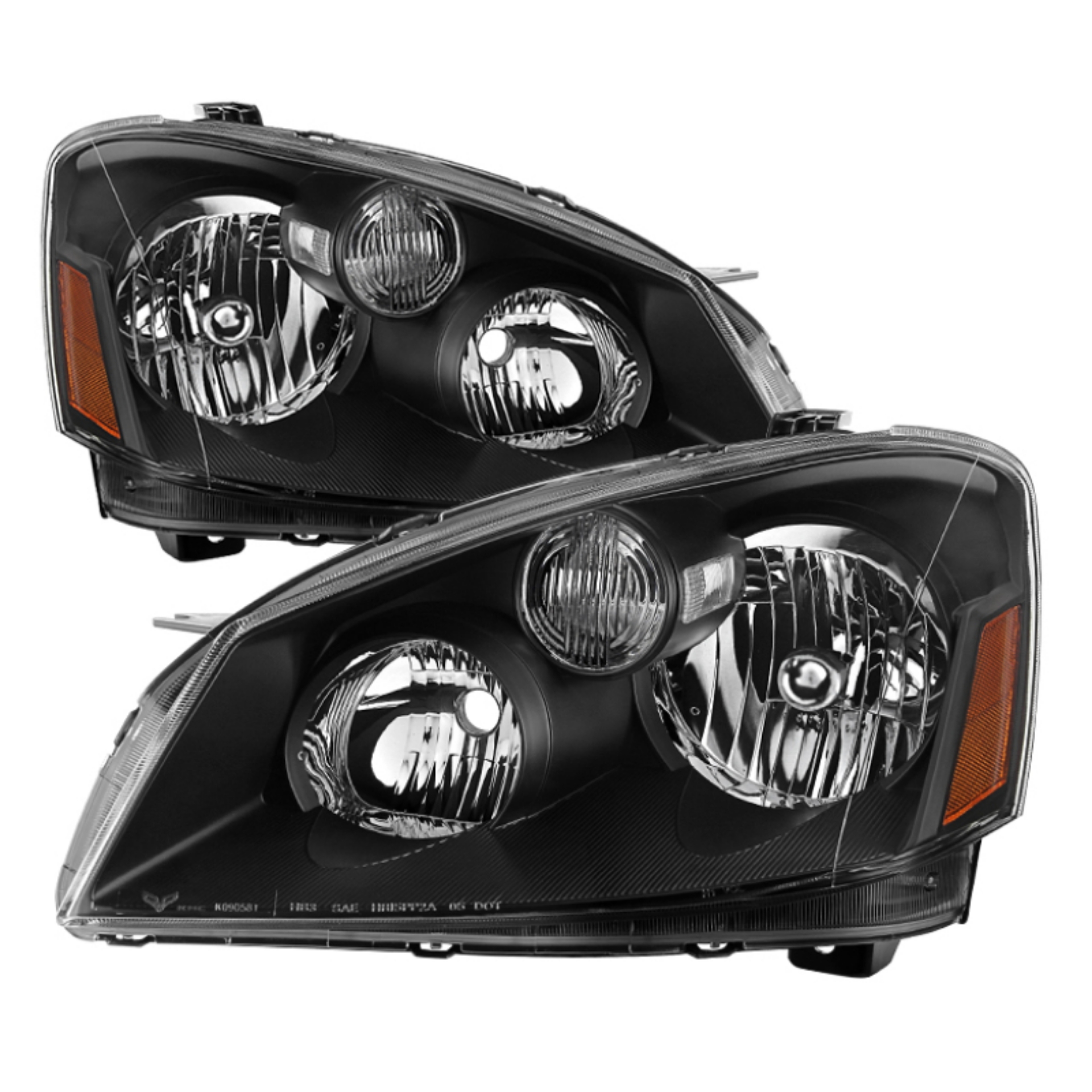 Picture of xTune Nissan Altima 05-06 Halogen Model Only OEM Style Black Bezel Headlights HD-JH-NA05-AM-BK