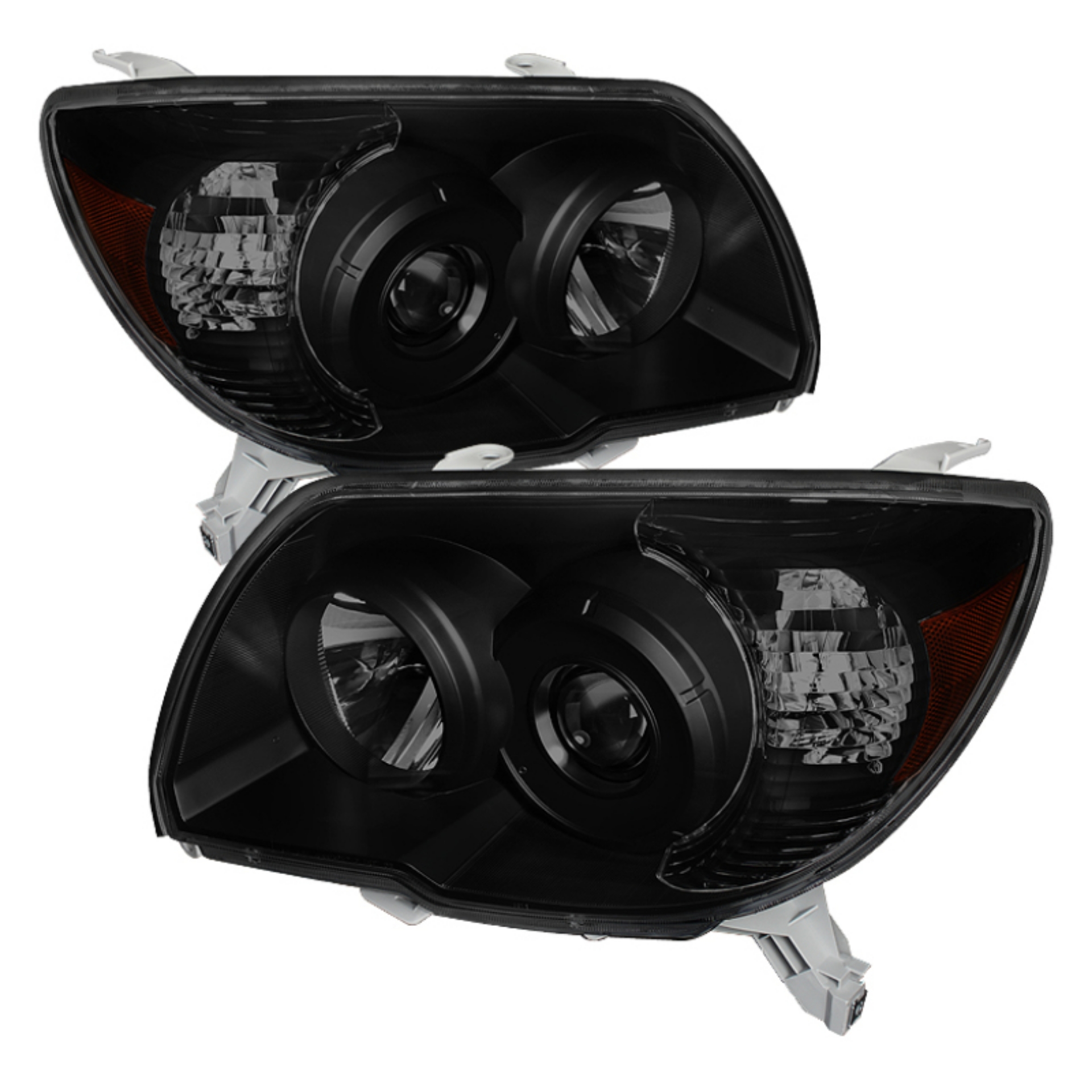 Picture of xTune Toyota 4Runner 06-09 Crystal Headlights Black Smoked HD-JH-T4R06-AM-BSM