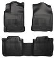 Picture of Husky Liners 10-13 Lexus RX350-RX450h WeatherBeater Black Front & 2nd Seat Floor Liners