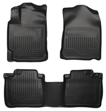 Picture of Husky Liners 10-13 Lexus RX350-RX450h WeatherBeater Black Front & 2nd Seat Floor Liners