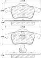 Picture of StopTech Performance 01-09 Volvo S60 - 99-00 S70 - 99-06 S80 - 99-07 V70-V70R Rear Brake Pads