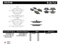 Picture of StopTech Performance 01-09 Volvo S60 - 99-06 S80 - 01-07 V70-V70R Front Brake Pads