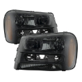 Picture of xTune Chevy Trailblazer 02-09 OEM Style Headlights Black Smoke HD-JH-CTB02-AM-BSM