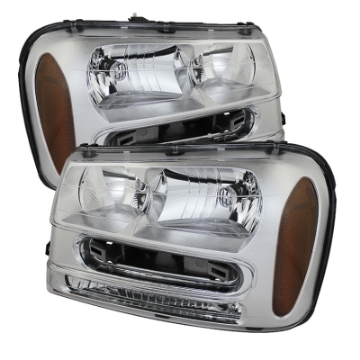 Picture of xTune Chevy Trailblazer 02-09 Crystal Headlights Chrome HD-JH-CTB02-AM-C