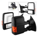 Picture of xTune Ford Superduty 08-15 L&R Extendable Power Heated Adjust Mirror Amber MIR-FDSD08S-PW-AM-SET