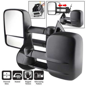 Picture of xTune Chevy Silverado 07-12 L&R Manual Extendable Power Heated Adjust Mirror MIR-CSIL07-PW-SET