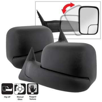 Picture of xTune Dodge Ram 94-01 L&R Manual Extendable Manual Adjust Mirror MIR-DRAM94-MA-SET