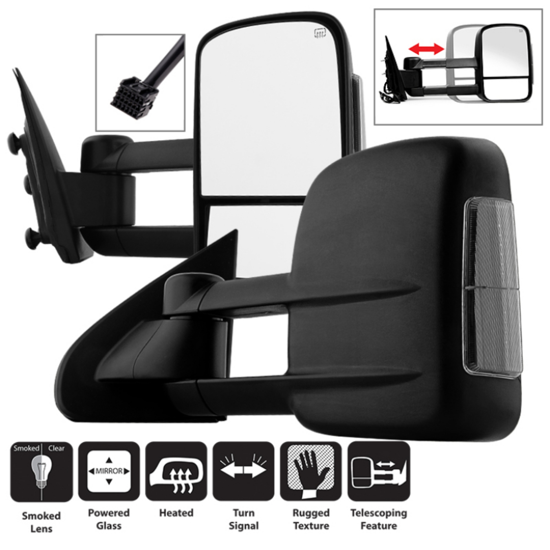 Picture of xTune Dodge Ram 02-09 L&R Manual Extendable Manual Adjust Mirror MIR-DRAM02-MA-SET
