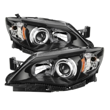Picture of Xtune Subaru Impreza Wrx 08-14 Halogen Models Only Headlights Black HD-JH-SI08-AM-BK