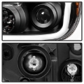 Picture of xTune Toyota Tundra 07-13 LED Light Bar Projector Headlights Black PRO-JH-TTU07-LED-BK