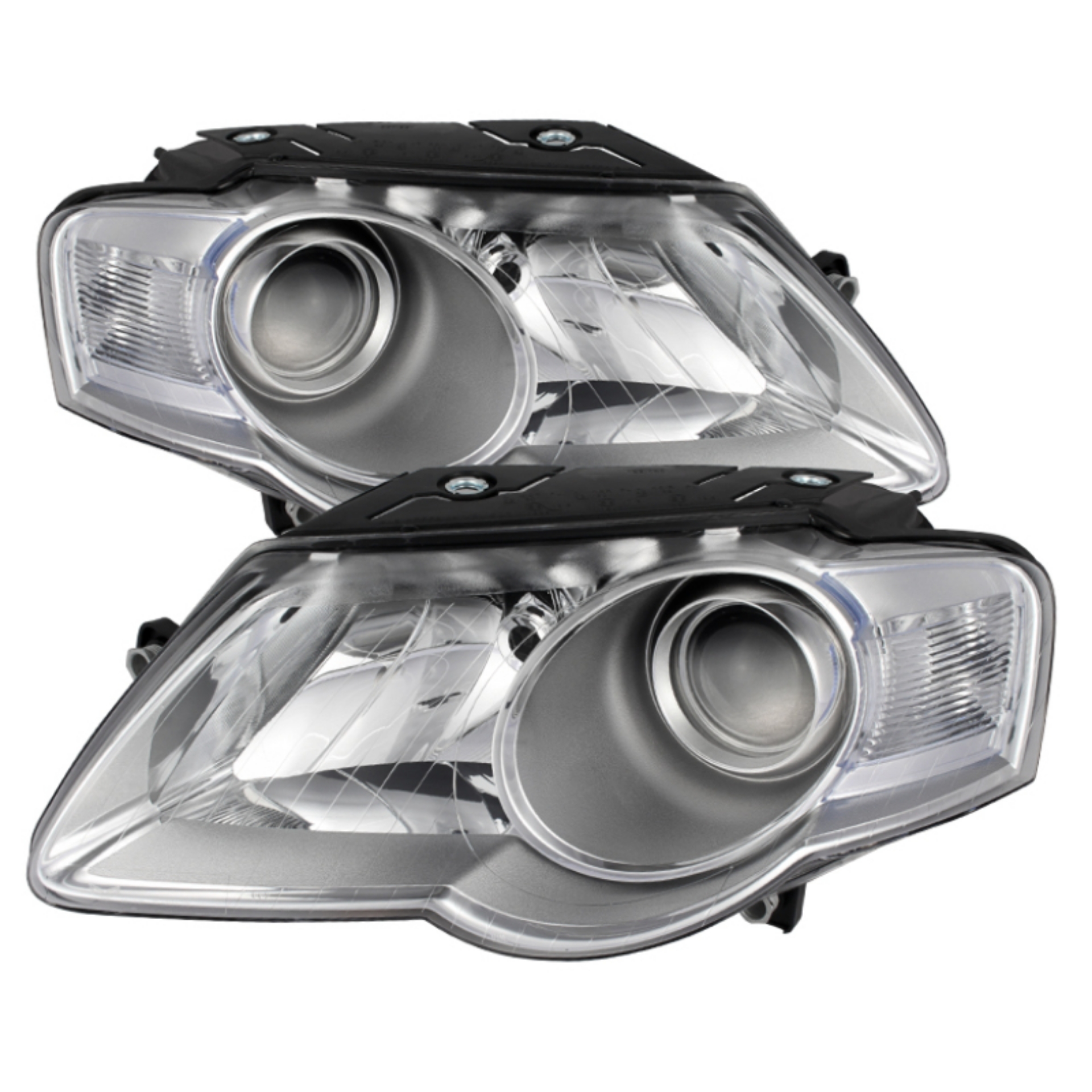 Picture of xTune Volkswagen Passat 06-10 Halogen Only Projector Headlights Chrome HD-JH-VWPAT06-C