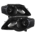 Picture of xTune Volkswagen Passat 06-10 Halogen Only Projector Headlights Black HD-JH-VWPAT06-BK