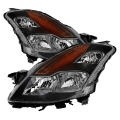Picture of xTune Nissan Altima Coupe 08-09 Halogen Only OEM Headlights Black HD-JH-NA08-2D-BK